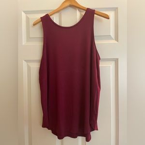 Old Navy Maroon Luxe Tank Top